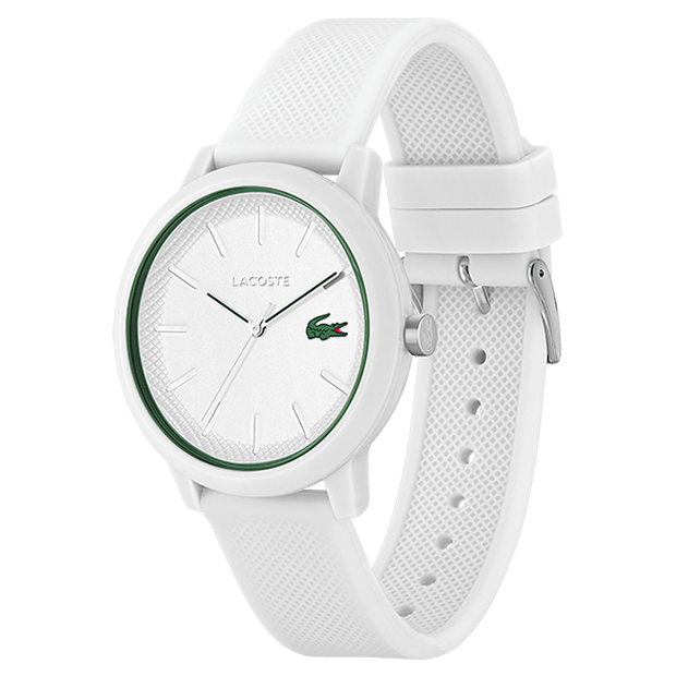 Montre LACOSTE Homme 12.12 en Silicone Blanc 2011169