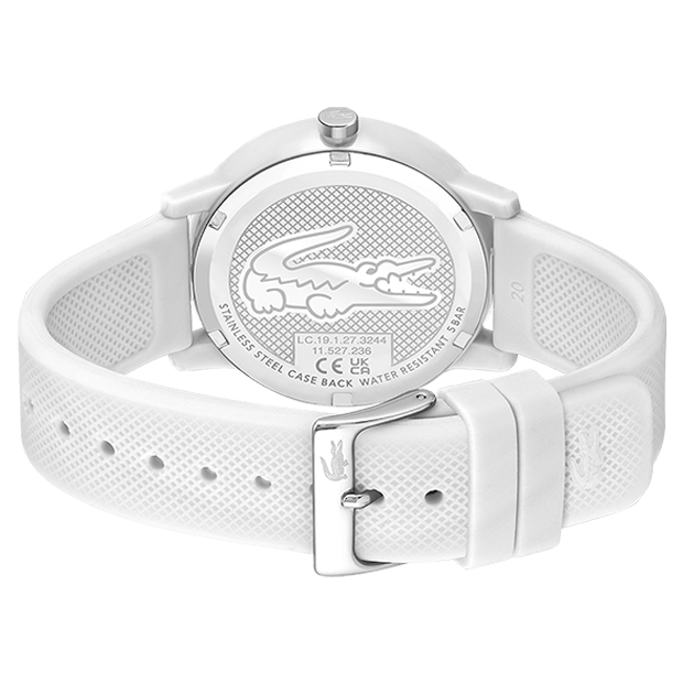 Montre LACOSTE Homme 12.12 en Silicone Blanc 2011169