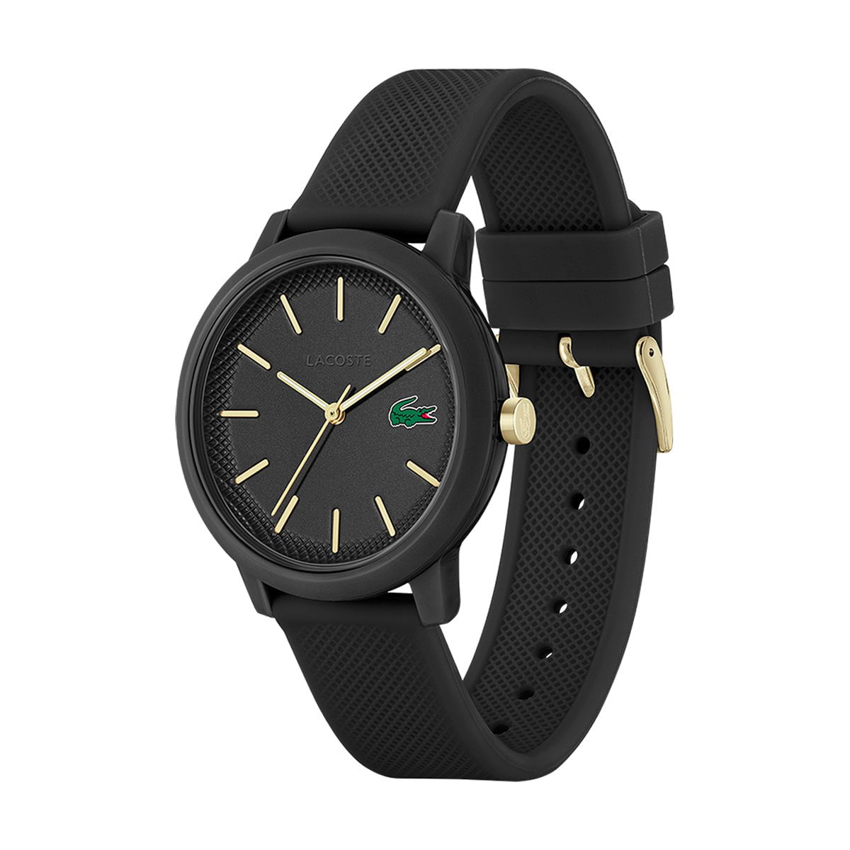 Montre LACOSTE Homme 12.12 en Silicone Noir 2011233