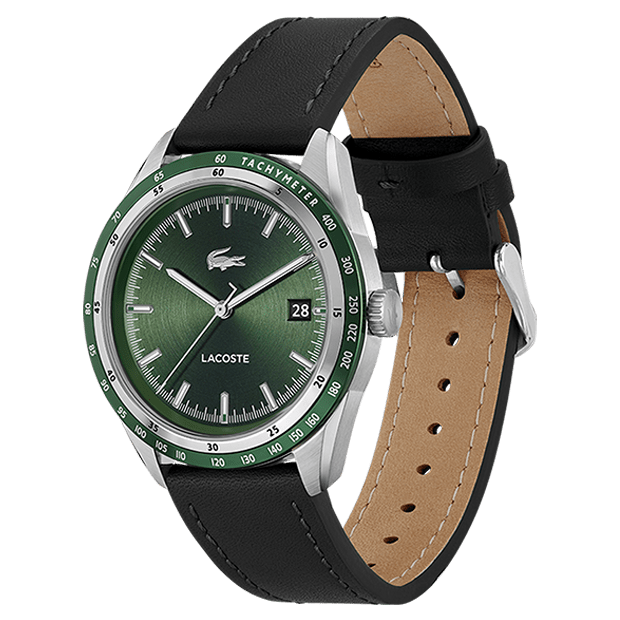 Montre LACOSTE Homme Everett en Cuir Noir 2011292
