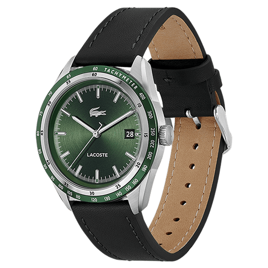 Montre LACOSTE Homme Everett en Cuir Noir 2011292