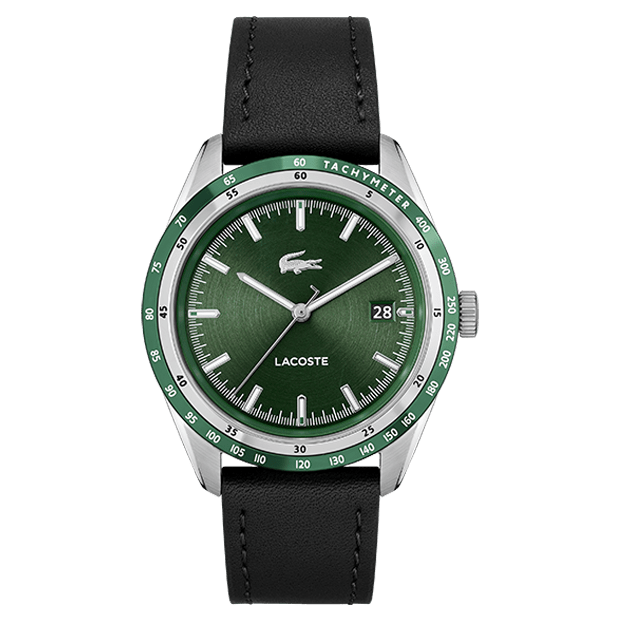 Montre LACOSTE Homme Everett en Cuir Noir 2011292