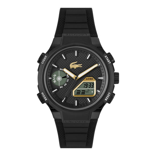 Montre LACOSTE Homme LC33 en Silicone Noir 2011435