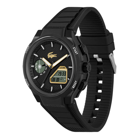 Montre LACOSTE Homme LC33 en Silicone Noir 2011435