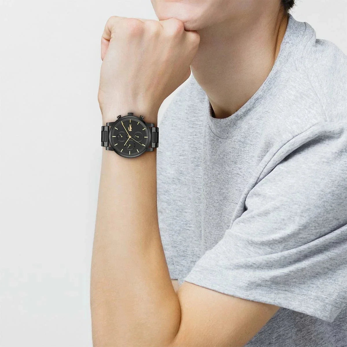 Montre LACOSTE Homme Replay en Acier Doré Noir 2011451