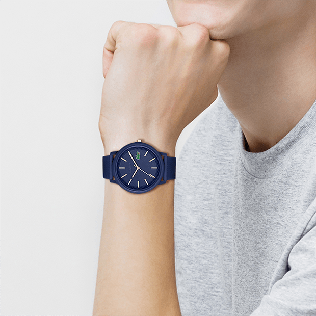 Montre LACOSTE Homme 12.12 en Silicone Bleu 2011234