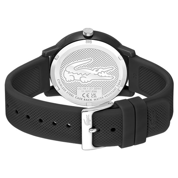 Montre LACOSTE Homme 12.12 en Silicone Noir 2011171