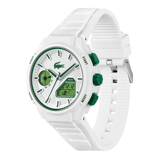 Montre LACOSTE Homme LC33 en Silicone Blanc 2011364
