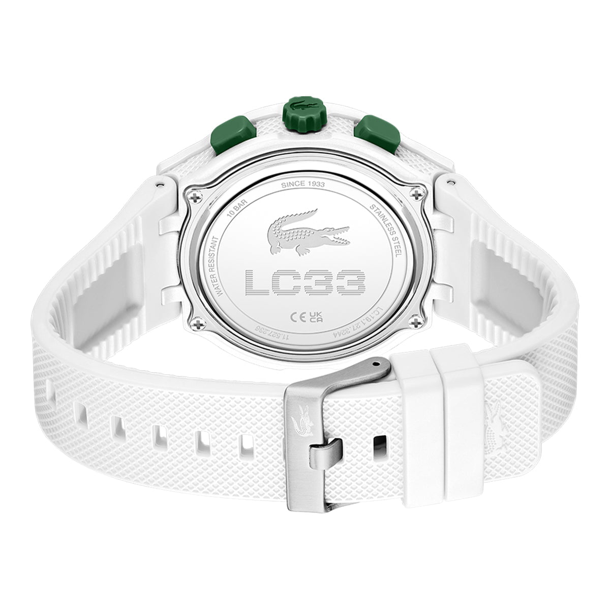 Montre LACOSTE Homme LC33 en Silicone Blanc 2011364