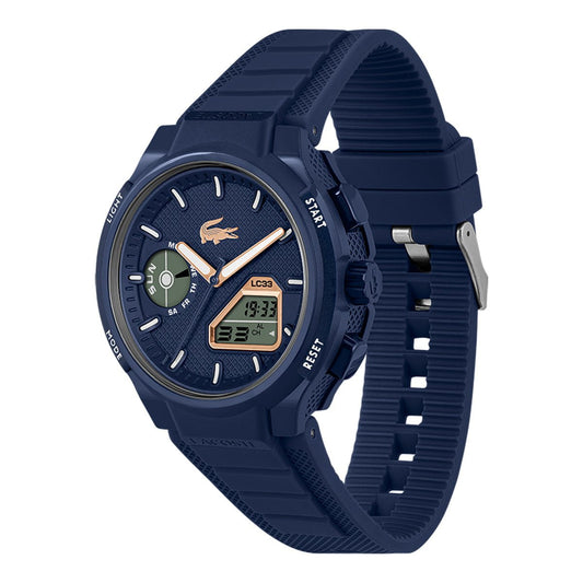Montre LACOSTE Homme LC33 en Silicone Bleu 2011434