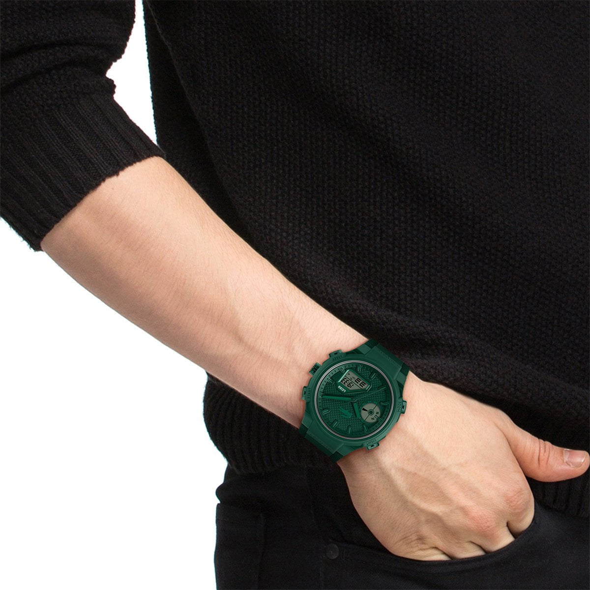Montre LACOSTE Homme LC33 en Silicone Vert 2011449
