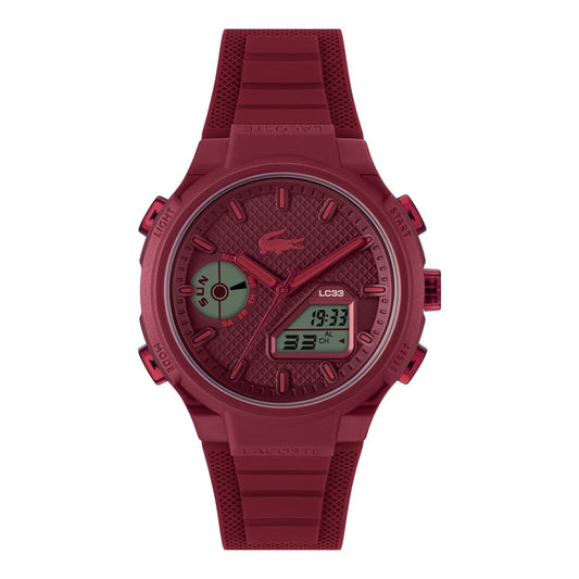 Montre LACOSTE Homme LC33 en Silicone Rouge 2011450