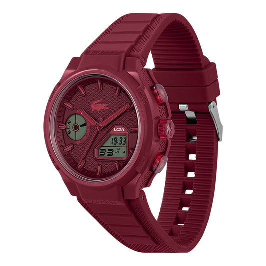 Montre LACOSTE Homme LC33 en Silicone Rouge 2011450