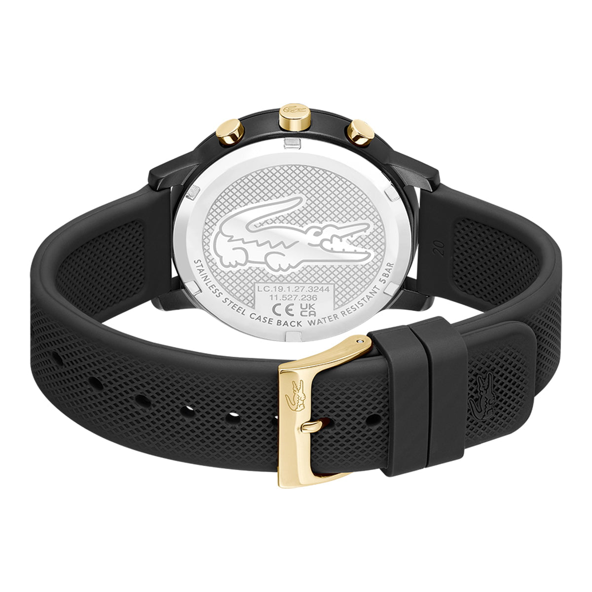 Montre LACOSTE Homme 12. 12 Move en Silicone Noir 2011469
