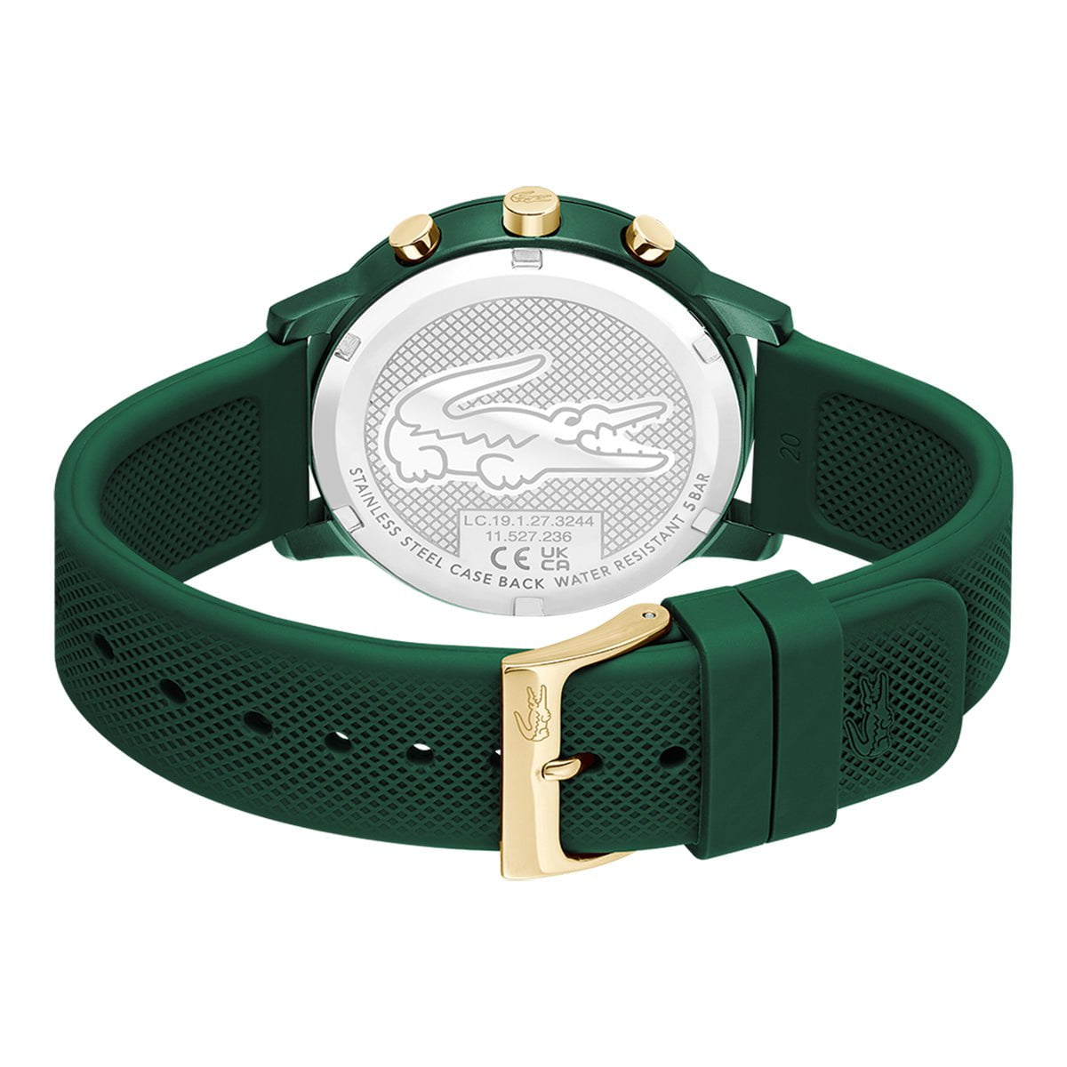 Montre LACOSTE Homme 12. 12 en Silicone Vert 2011471