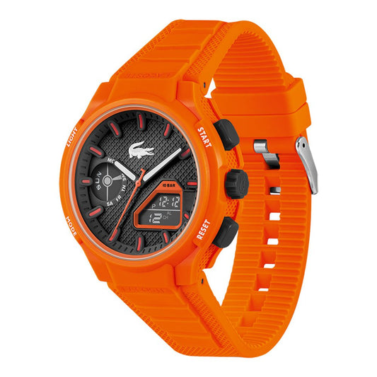 Montre LACOSTE Homme L33-X en silicone Orange 2011369