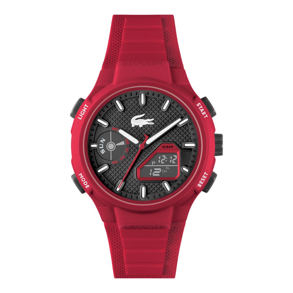 Montre LACOSTE Homme L33-X en silicone Rouge 2011368