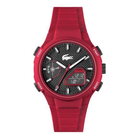 Montre LACOSTE Homme L33-X en silicone Rouge 2011368
