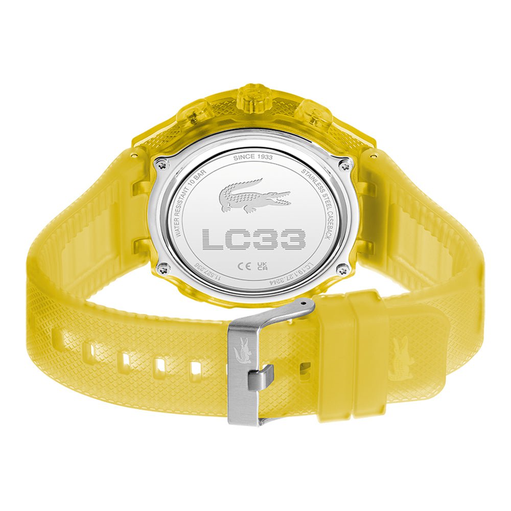 Montre LACOSTE Homme LC33 en Silicone Jaune 2011430