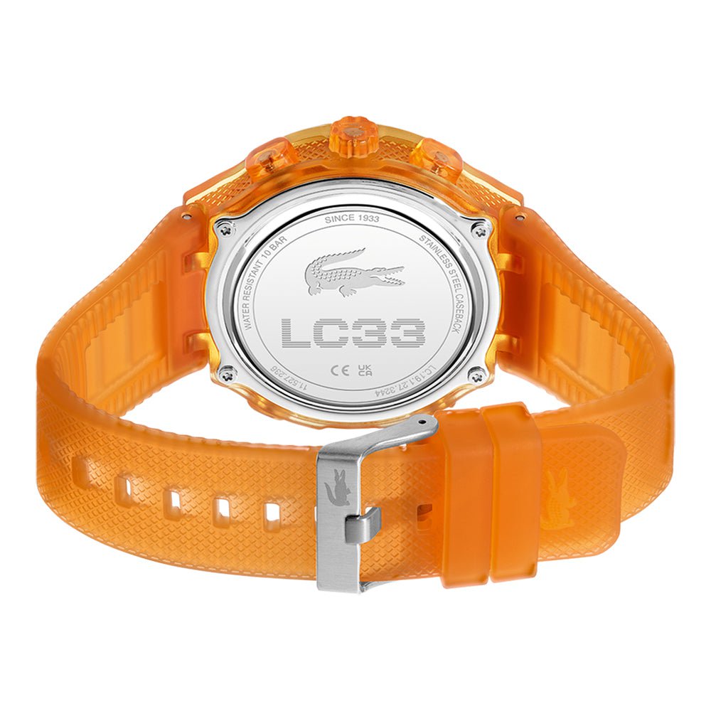 Montre LACOSTE Homme LC33 en Silicone Orange 2011431