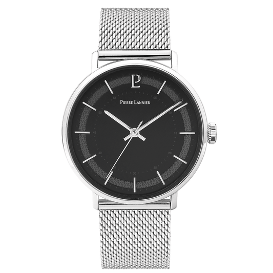 Montre PIERRE LANNIER Homme Gaius en Acier Milanais 204H131