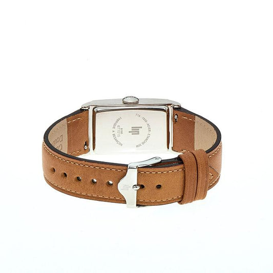 Montre LIP Homme Churchill T18 en Cuir Marron 671015