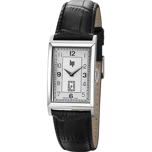 Montre LIP Homme Churchill T24 en Cuir Noir 671270
