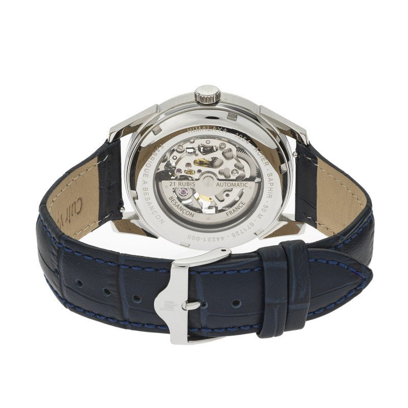Montre LIP Homme Himalaya Automatique en Cuir Bleu 671725
