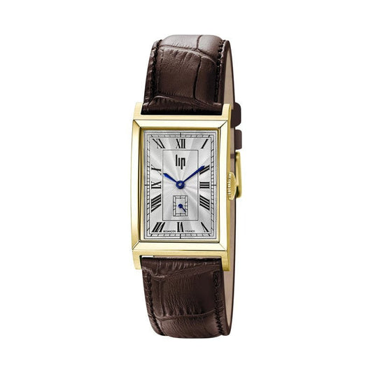 Montre LIP Homme Churchill en Cuir Marron 671928