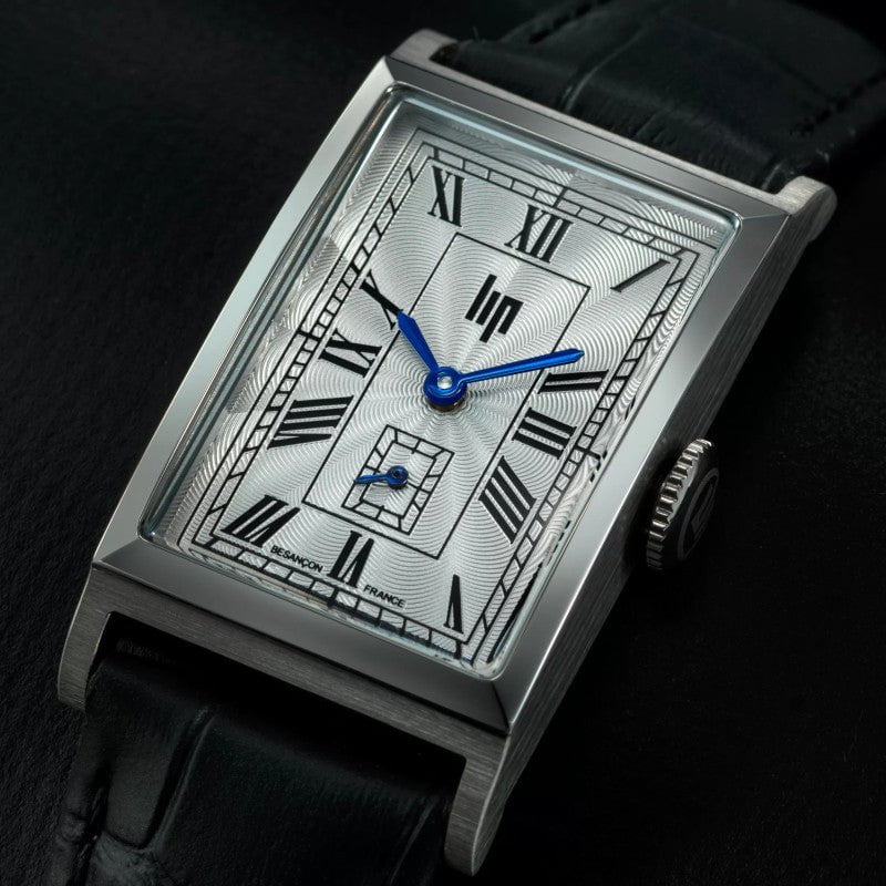 Montre LIP Homme Churchill en Cuir Noir 671929