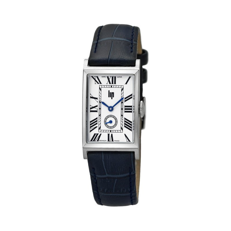 Montre LIP Homme Churchill T18 en Cuir Noir 671937