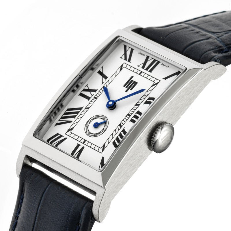Montre LIP Homme Churchill en Cuir Noir 671938