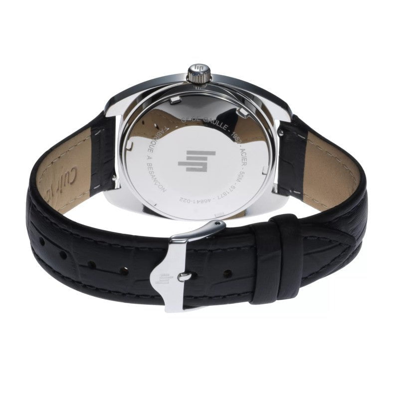 Montre LIP Homme Général de Gaulle en Cuir Noir 671877