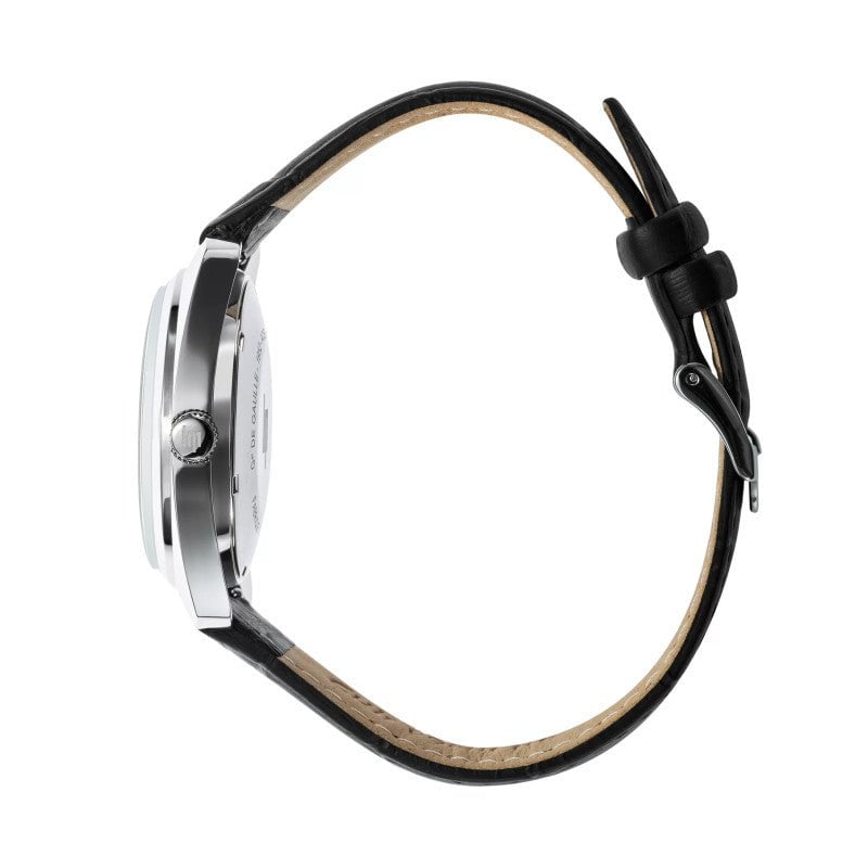 Montre LIP Homme Général de Gaulle en Cuir Noir 671877