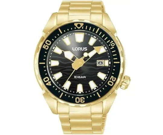 Montre LORUS Homme Sport en Acier Doré RH950RX9