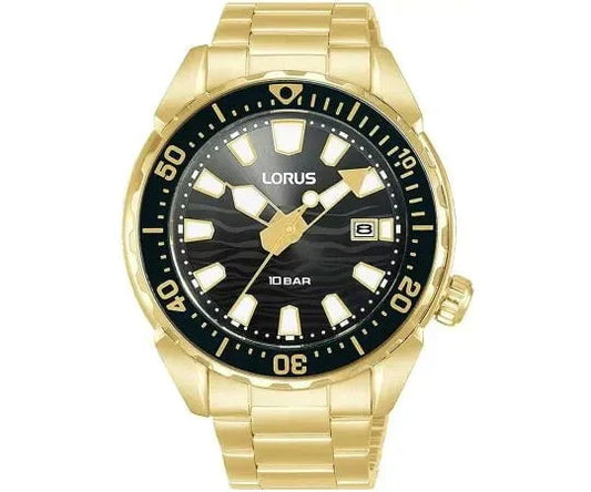 Montre LORUS Homme Sport en Acier Doré RH950RX9