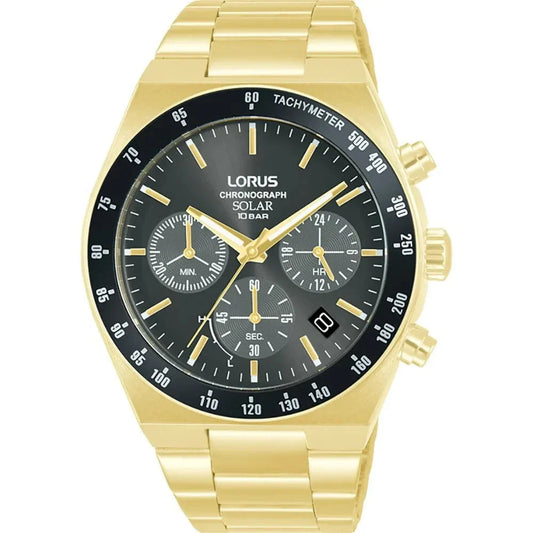 Montre LORUS Homme Solaire Chronographe en Acier RZ528AX9
