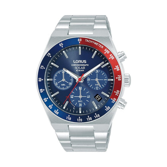 Montre LORUS Homme Solar Chronographe en Acier RZ521AX9