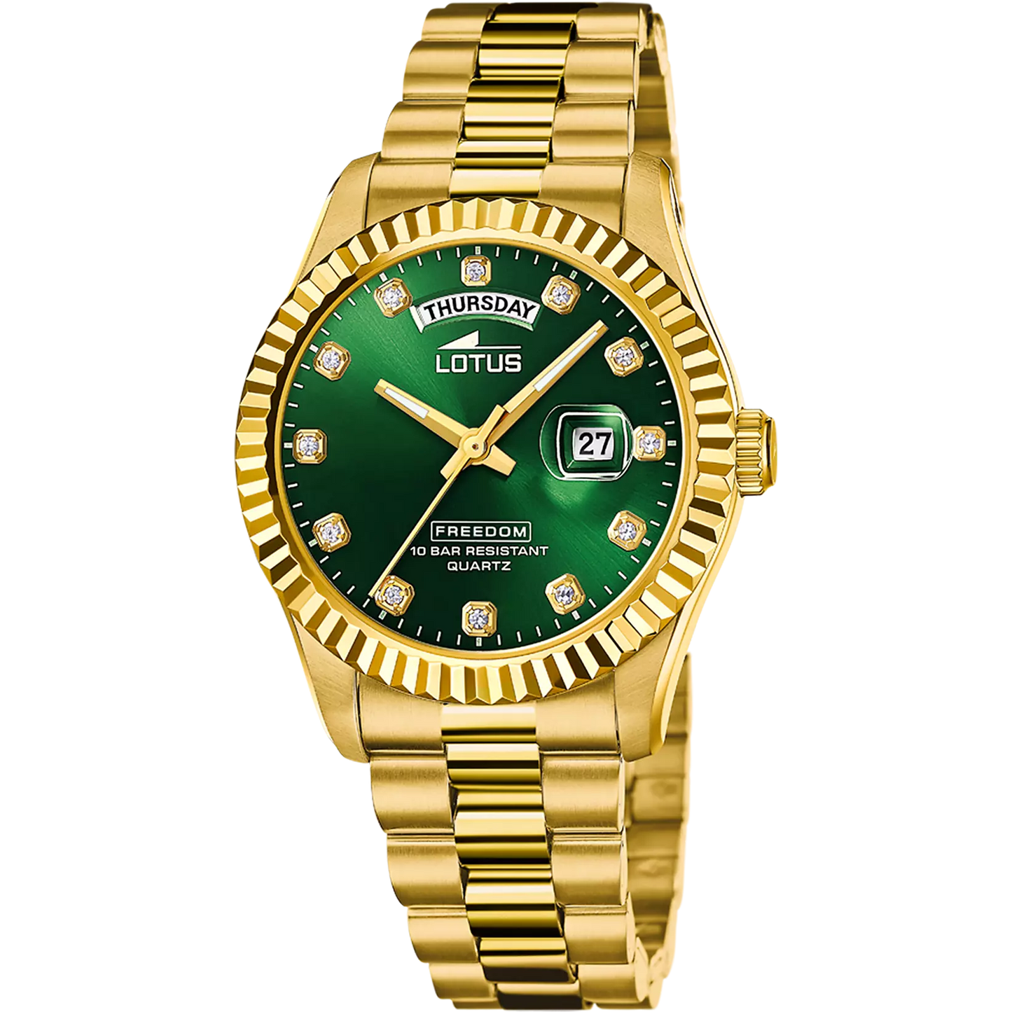 Montre LOTUS Homme Freedom en Acier Doré 18857/6