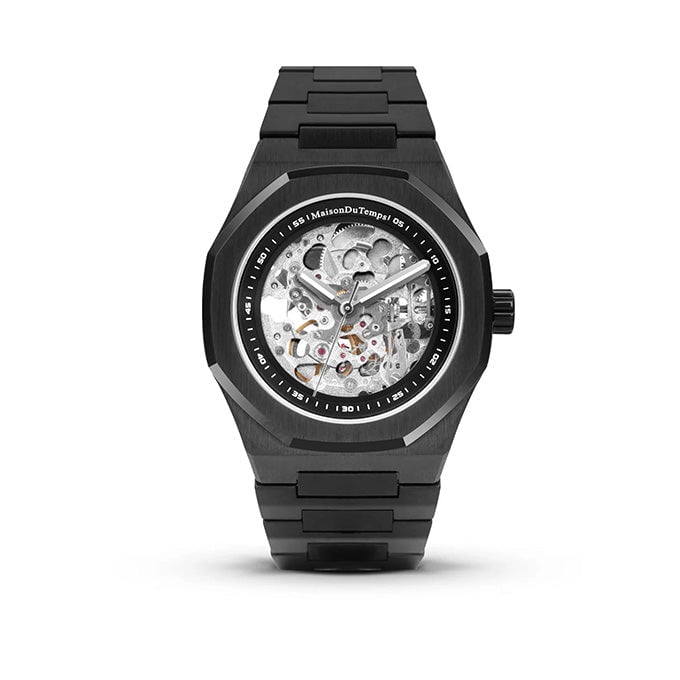 Montre MAISON DU TEMPS Homme MTBeta Skeleton Black Automatique 120-A