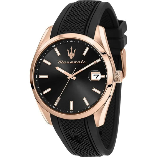 Montre MASERATI Homme Attrazione en Silicone Noir R8851151002