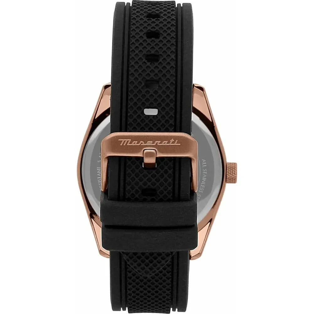 Montre MASERATI Homme Attrazione en Silicone Noir R8851151002