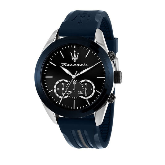 Montre MASERATI Homme Traguardo en Silicone Bleu R8871612046