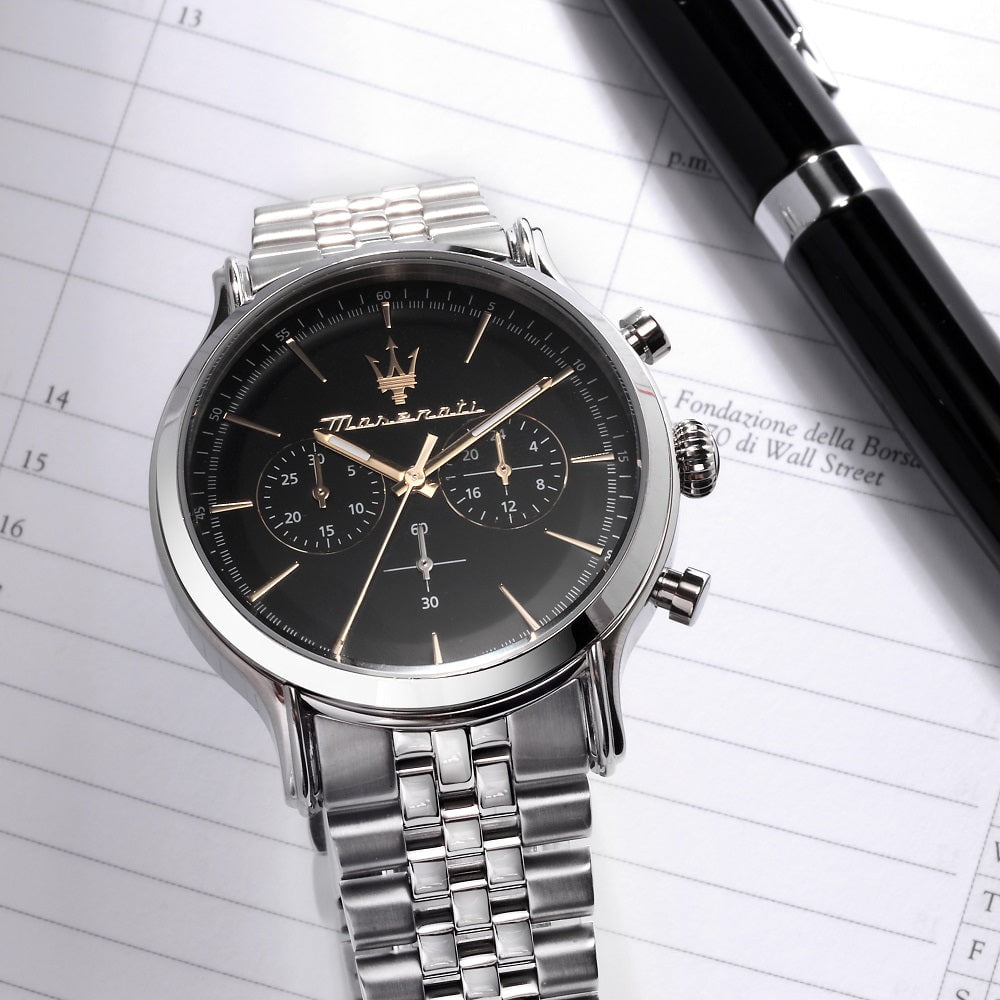 Montre MASERATI Homme Epoca Chronographe en Acier R8873618017