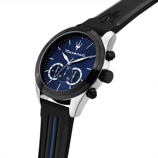 Montre MASERATI Homme Traguardo en Silicone Noir R8871612044
