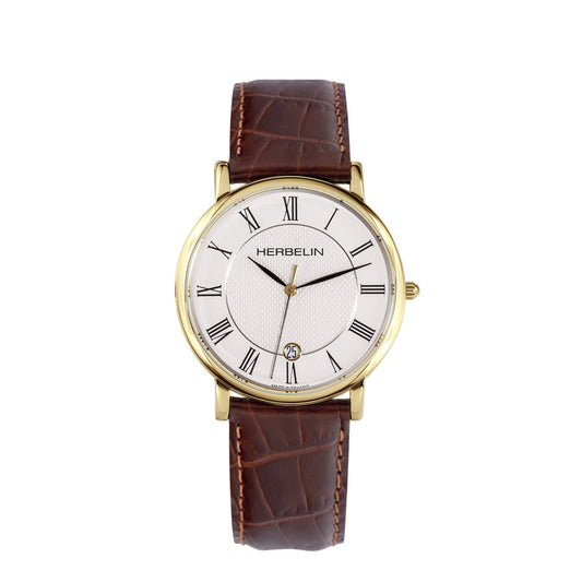 Montre HERBELIN Homme Classique en Cuir 12248P08MA
