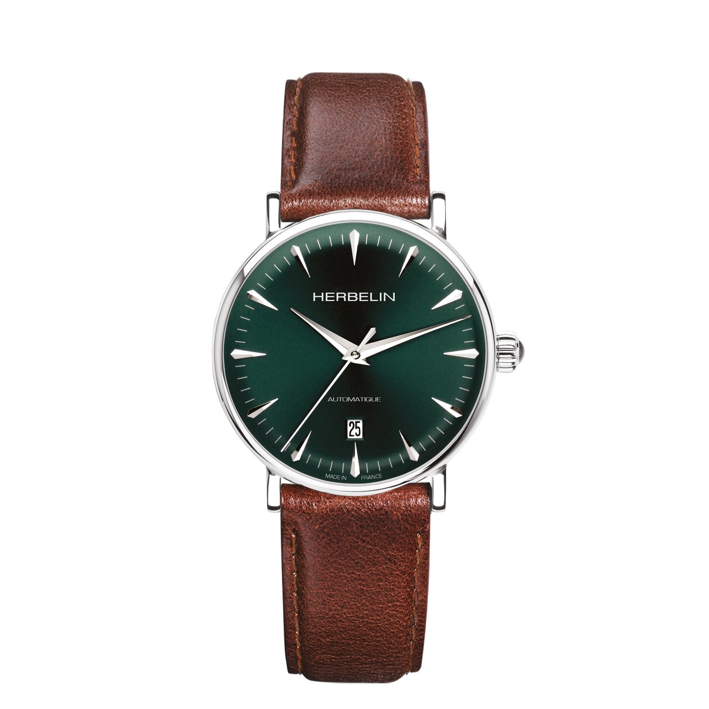 Montre HERBELIN Homme Inspiration Automatic en Cuir 1647AP16BR