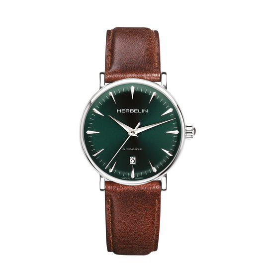 Montre HERBELIN Homme Inspiration Automatic en Cuir 1647AP16BR