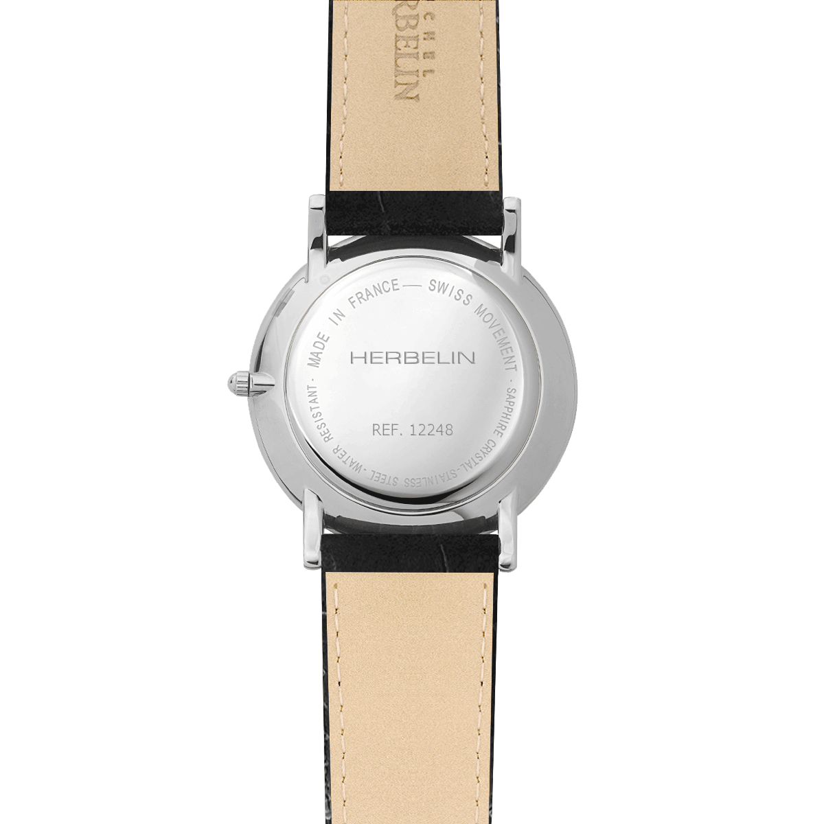 Montre HERBELIN Homme Classique en Cuir 12248AP08