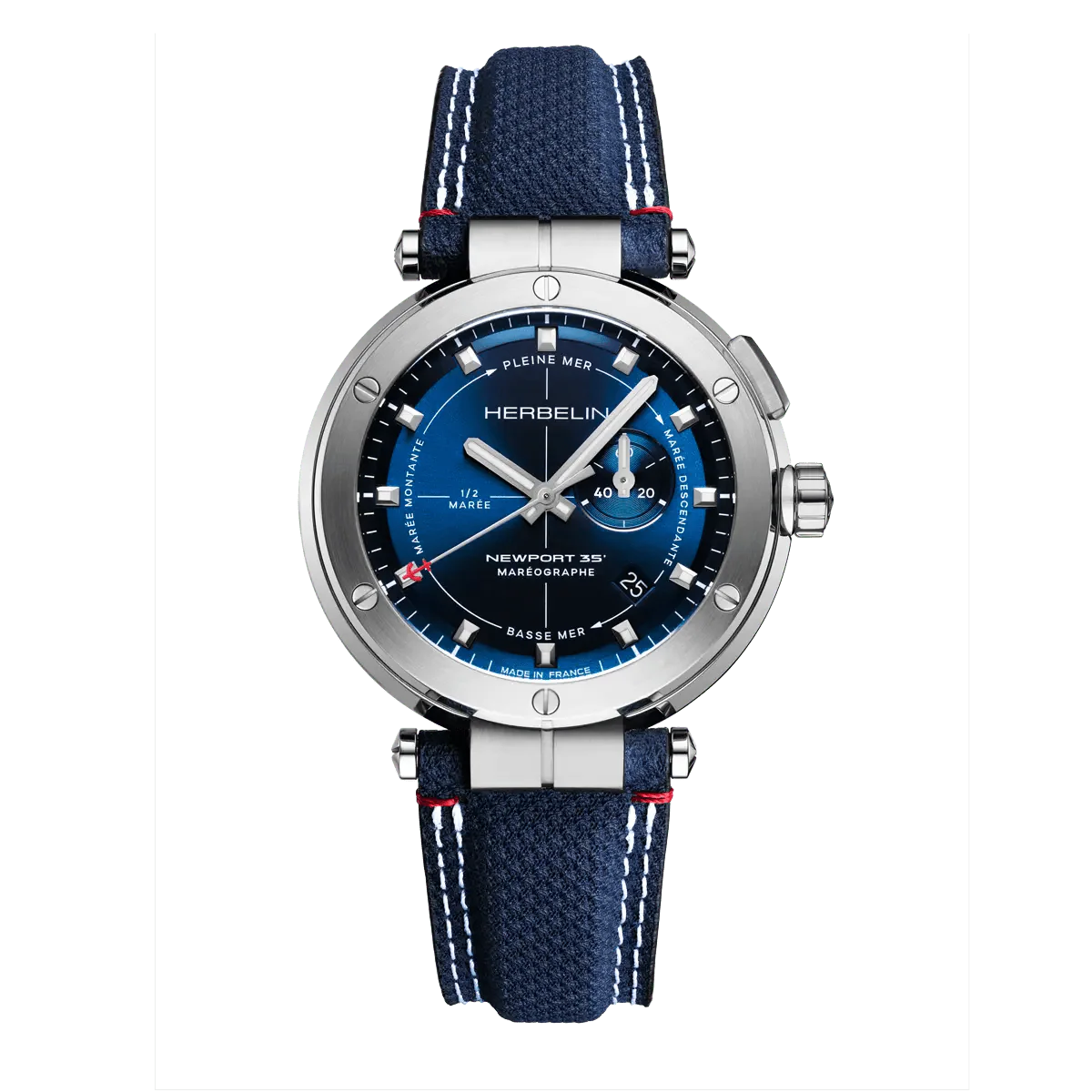 Montre HERBELIN Homme Newport 35th Anniversary Mareographe 24688A15